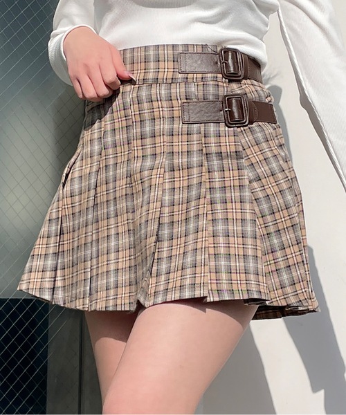 PLEATS PLEASE ベージュ プリーツスカート PLEATS PLEASE ISSEY MIYAKE - PLEATS PLEASE ISSEY MIYAKE