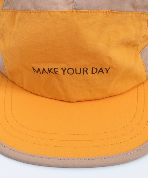MAKE YOUR DAY（メイクユアデイ）の「日よけ付きジェットキャップ（キャップ・キッズ・オレンジ/ネイビー/ピンク・L/M/S）」の15枚目の写真