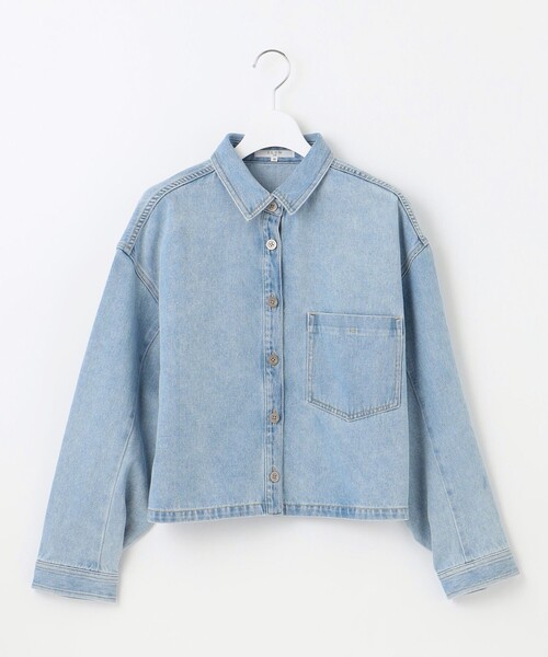 23区(ニジュウサンク)の「【SLOW/一部店舗限定】LIGHT DENIM ジャケット(デニムジャケット・レディース・スカイブルー系/ダルブルー系・38)」の7枚目の写真
