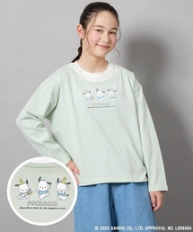 a.v.v（アーヴェヴェ）の「[130]【ポチャッコ】レイヤード風ロンT（Tシャツ/カットソー・キッズ）」