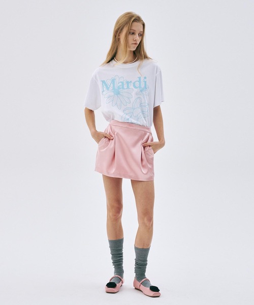 TSHIRT TRIPLE FLOWER（Tシャツ/カットソー）｜Mardi Mercredi