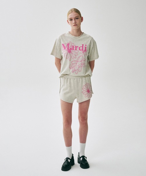 TSHIRT TRIPLE FLOWER（Tシャツ/カットソー）｜Mardi Mercredi