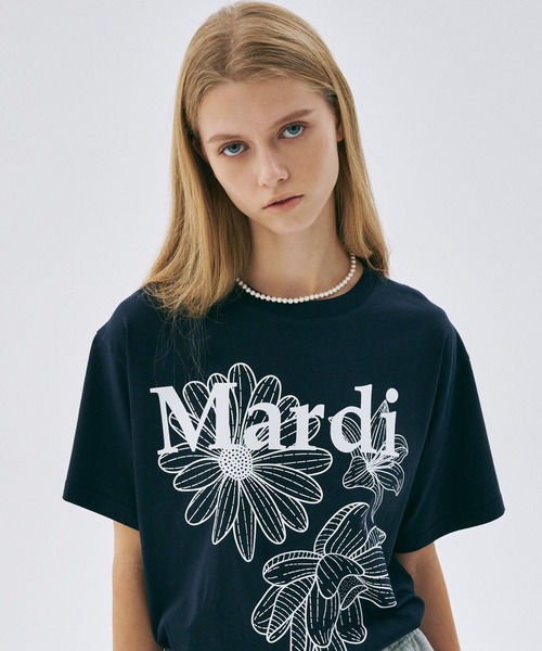 TSHIRT TRIPLE FLOWER（Tシャツ/カットソー）｜Mardi Mercredi