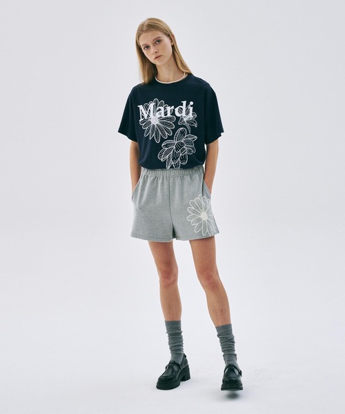 TSHIRT TRIPLE FLOWER（Tシャツ/カットソー）｜Mardi Mercredi