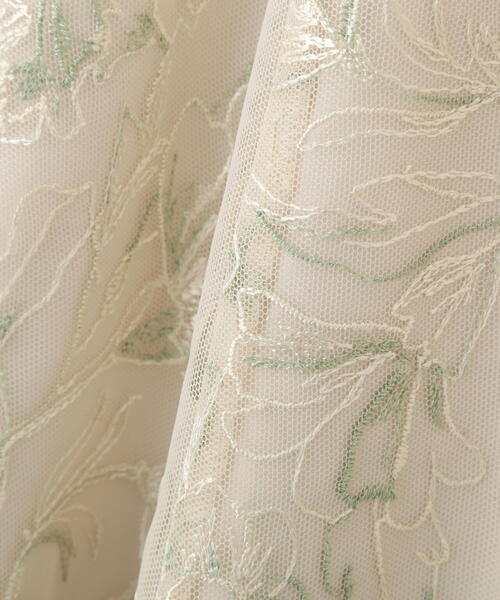 PROPORTION BODY DRESSING（プロポーションボディドレッシング）の「チュールフラワーニットドッキングワンピース / 1215140304（ワンピース・レディース・グレー/グレー系その他・SMALL/MEDIUM）」の17枚目の写真