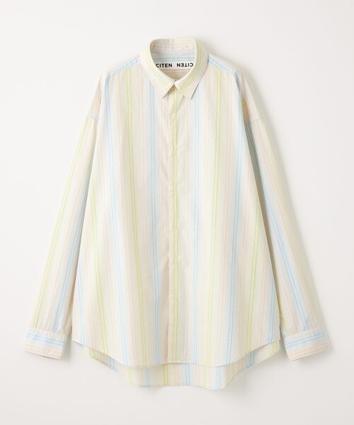 CITEN（シテン）の「＜CITEN＞ストライプオーバーシャツ（シャツ/ブラウス・メンズ・イエロー・S/M/L）」の13枚目の写真