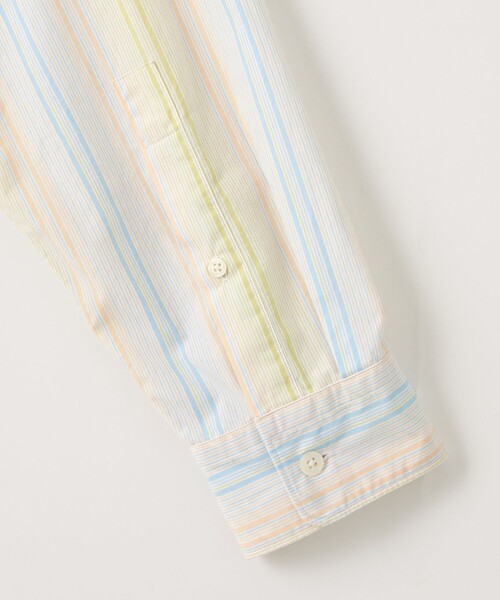 CITEN（シテン）の「＜CITEN＞ストライプオーバーシャツ（シャツ/ブラウス・メンズ・イエロー・S/M/L）」の4枚目の写真