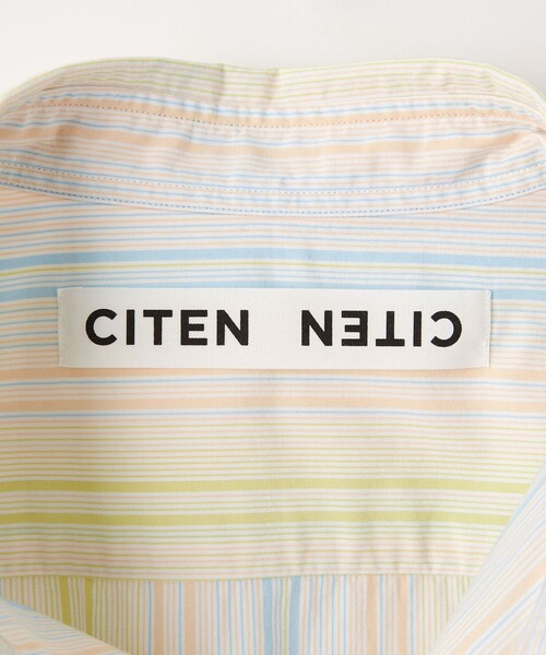CITEN（シテン）の「＜CITEN＞ストライプオーバーシャツ（シャツ/ブラウス・メンズ・イエロー・S/M/L）」の7枚目の写真