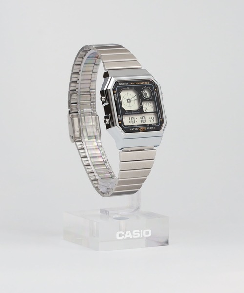 CASIO（カシオ）の「CASIO CLASSIC / A130WE-1AJF（デジタル腕時計・メンズ・ブラック×シルバー・FREE）」の8枚目の写真