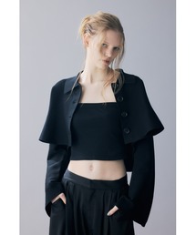 PLUS（プラス）の「【PLUS】フレアニットカーディガン（カーディガン/ボレロ）」