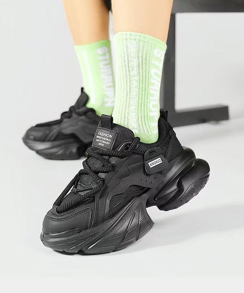CALIFORNIA OUTFITTERS（カリフォルニア アウトフィッターズ）の「3-2A77 厚底 ボリューム ダッドシューズ（スニーカー・メンズ・ブラック・44/40/42）」の5枚目の写真