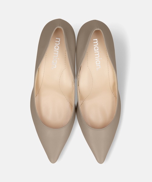 MAMIAN（マミアン）の「iCoN COLORS / ポインテッドトゥ パンプス (7.0cmヒール)（パンプス・レディース・シルバー/グレイッシュベージュ/ブラック/ブラック系その他/ベージュ系その他・25.0cm/24.5cm/24.0cm/23.5cm/23.0cm/22.5cm/22.0cm/21.5cm）」の7枚目の写真