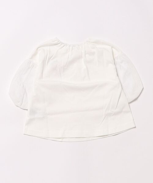 HAKKA BABY（ハッカベビー）の「[ベビー]ワンポイントいちごモチーフチュニック（Tシャツ/カットソー・キッズ・オフホワイト/ピンク・90cm）」の3枚目の写真