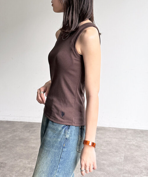 CPCM(シーピーシーエム)の「アメスリタンク(タンクトップ・レディース・ブラック/ブラウン/ホワイト/ブラック系その他・FREE)」の10枚目の写真