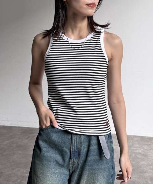 CPCM(シーピーシーエム)の「アメスリタンク(タンクトップ・レディース・ブラック/ブラウン/ホワイト/ブラック系その他・FREE)」の13枚目の写真