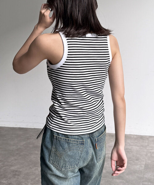 CPCM(シーピーシーエム)の「アメスリタンク(タンクトップ・レディース・ブラック/ブラウン/ホワイト/ブラック系その他・FREE)」の14枚目の写真