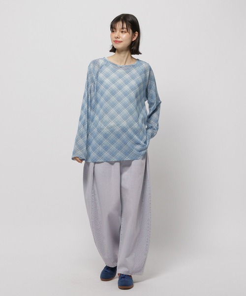 niko and...(ニコアンド)の「2WAYメッシュプルオーバー(Tシャツ/カットソー・レディース・イエロー/クリーム/ブルー/オフホワイト・FREE)」の16枚目の写真