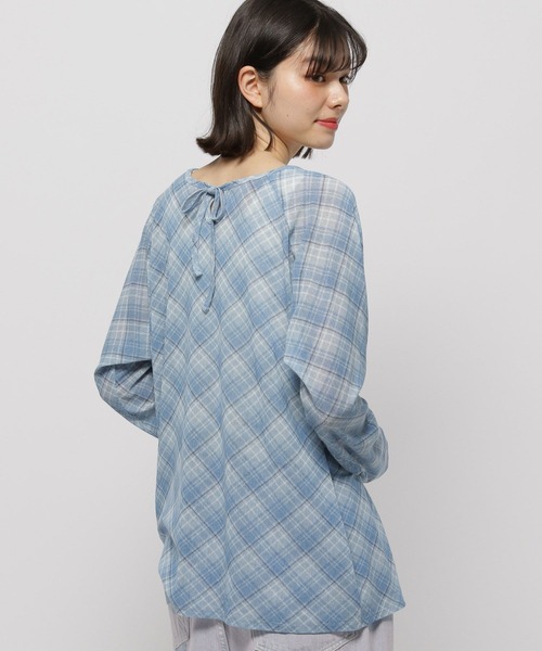 niko and...(ニコアンド)の「2WAYメッシュプルオーバー(Tシャツ/カットソー・レディース・イエロー/クリーム/ブルー/オフホワイト・FREE)」の18枚目の写真