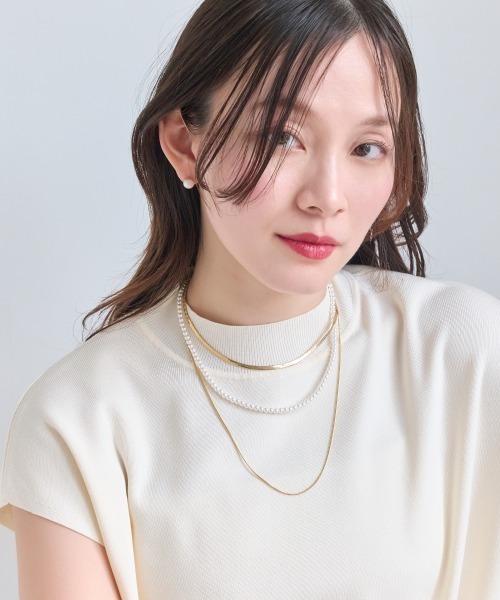 Phoebe(フィービィー)の「ワンポイントパールピアス(ピアス(両耳用)・レディース・ホワイト・FREE)」の5枚目の写真