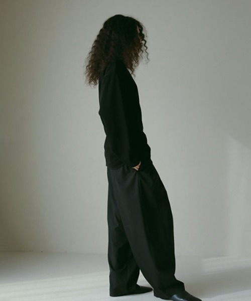 ETRE TOKYO（エトレトウキョウ）の「ダブルフェイスデザインプルオーバー（Tシャツ/カットソー・レディース・グレー/ブラック/アイボリー・FREE）」の22枚目の写真