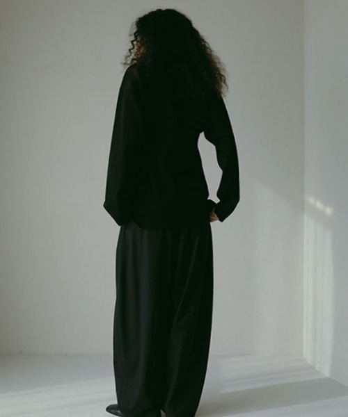 ETRE TOKYO（エトレトウキョウ）の「ダブルフェイスデザインプルオーバー（Tシャツ/カットソー・レディース・グレー/ブラック/アイボリー・FREE）」の21枚目の写真