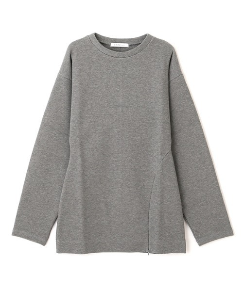 「ETRE TOKYO」 スウェットカットソー FREE グレー レディース セール】ダブルフェイスデザインプルオーバー（Tシャツ