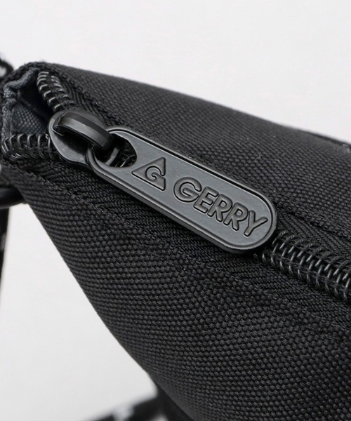 GERRY（ジェリー）の「撥水加工 リサイクルポリエステル（REPREVE） フロントメッシュポケット サコッシュ ミニショルダーバッグ（ショルダーバッグ・メンズ・マルチ/ブラック/ベージュ/グレー・FREE）」の11枚目の写真