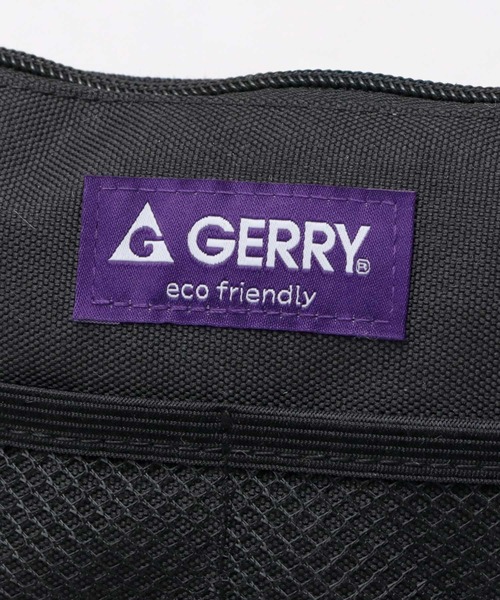GERRY（ジェリー）の「撥水加工 リサイクルポリエステル（REPREVE） フロントメッシュポケット サコッシュ ミニショルダーバッグ（ショルダーバッグ・メンズ・マルチ/ブラック/ベージュ/グレー・FREE）」の12枚目の写真
