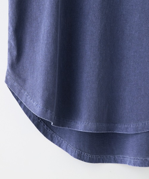UNDERWRAPS(アンダーラップス)の「【UNDER WRAPS/アンダーラップス】ピグメント加工 バックプリントロンT(Tシャツ/カットソー・レディース・ネイビー/ブラック・LARGE/MEDIUM)」の6枚目の写真