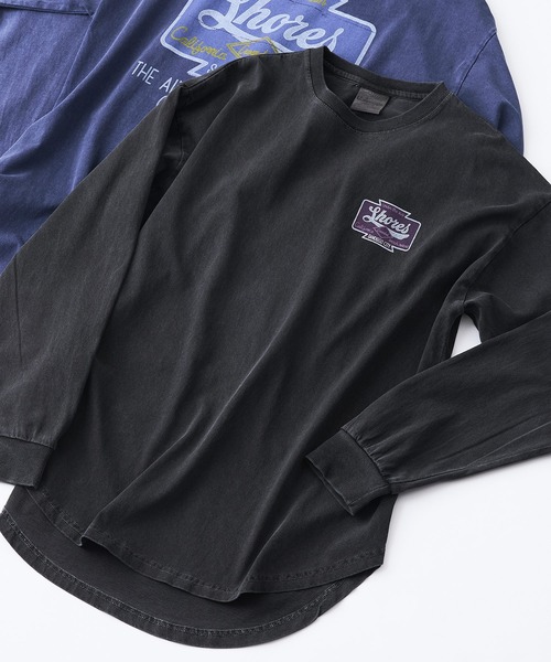 UNDERWRAPS(アンダーラップス)の「【UNDER WRAPS/アンダーラップス】ピグメント加工 バックプリントロンT(Tシャツ/カットソー・レディース・ネイビー/ブラック・LARGE/MEDIUM)」の12枚目の写真