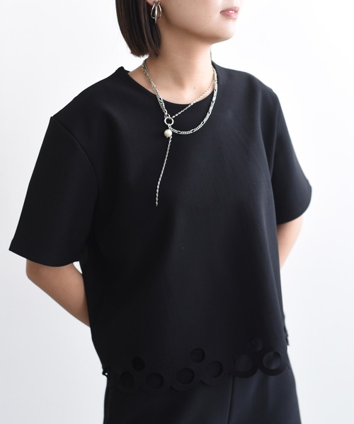 [宅送] ヘムアイレットトップス（Tシャツ/カットソー）｜Eimee Law トップス