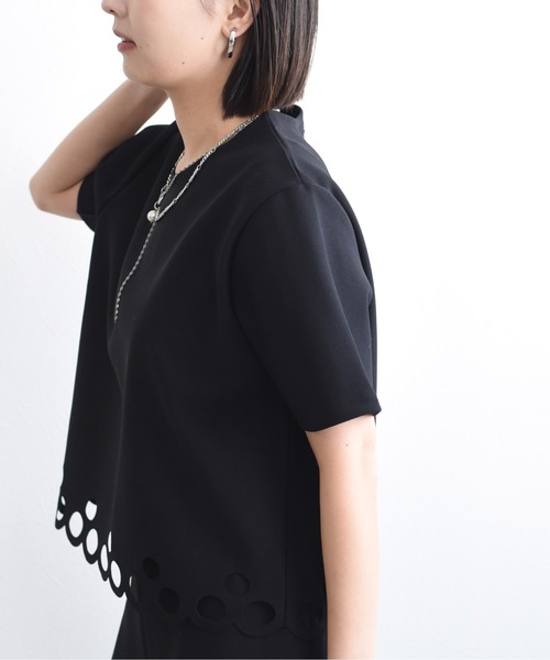 ヘムアイレットトップス（Tシャツ/カットソー）｜Eimee Law