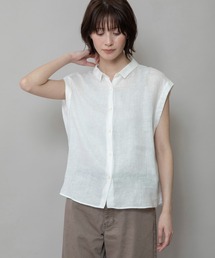 Munich | 【吸水性」【発散性」フレンチリネンバックバルーンシャツ(シャツ/ブラウス)