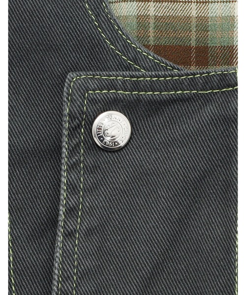 Little sunny bite(リトルサニーバイト)の「【8】【it】【Little sunny bite】twill vest(ベスト・レディース・ピンク/ブルー/ブラック・MEDIUM/SMALL)」の7枚目の写真