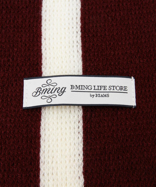 B:MING by BEAMS(ビーミングバイビームス)の「ビーミング by ビームス / アイビーマフラー(マフラー・メンズ・ワイン/グリーン/サックスブルー/ネイビー・ONE SIZE)」の14枚目の写真