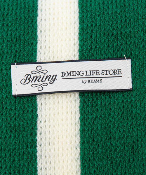 B:MING by BEAMS(ビーミングバイビームス)の「ビーミング by ビームス / アイビーマフラー(マフラー・メンズ・ワイン/グリーン/サックスブルー/ネイビー・ONE SIZE)」の7枚目の写真