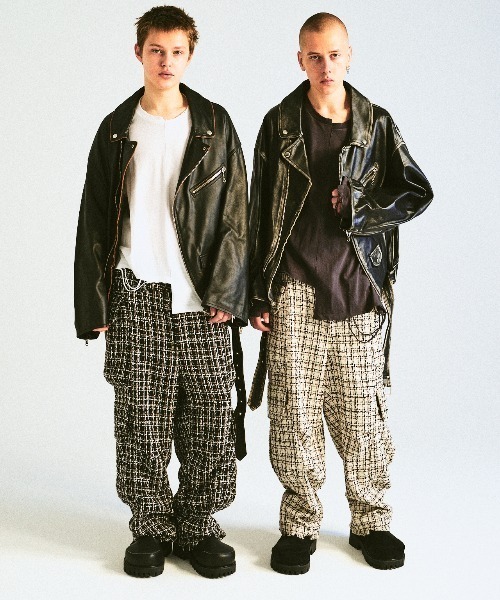 DISCOVERED(ディスカバード)の「DISCOVERED LEATHER W RIDERS BLOUSON(ライダースジャケット・メンズ・ブラウン/ブラック・1/3)」の5枚目の写真
