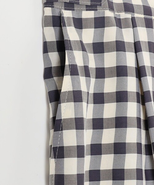 J.PRESS（ジェイプレス）の「【洗える】アセVisギンガム イージー パンツ（その他パンツ・レディース・ネイビー系5/グレー系5・7/11/9）」の15枚目の写真