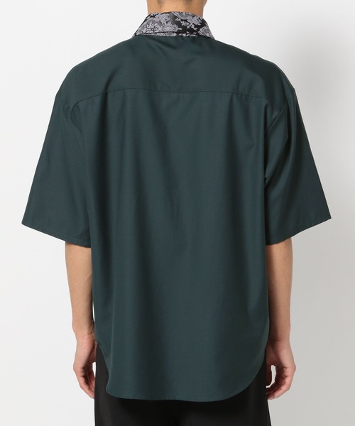 HARE（ハレ）の「【SET UP対応】ジャガードネクタイシャツ(HARE)（シャツ/ブラウス・メンズ・グリーン/グレー/ブラック・SMALL/MEDIUM）」の12枚目の写真