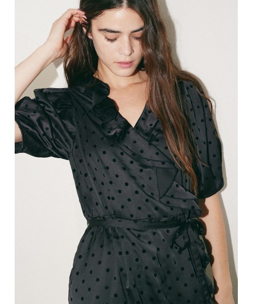 COEL（コエル）の「ドットフリルワンピース（ワンピース）」 - WEAR
