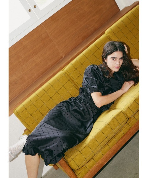COEL（コエル）の「ドットフリルワンピース（ワンピース）」 - WEAR