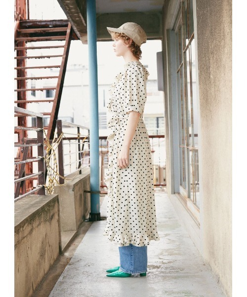 COEL（コエル）の「ドットフリルワンピース（ワンピース）」 - WEAR