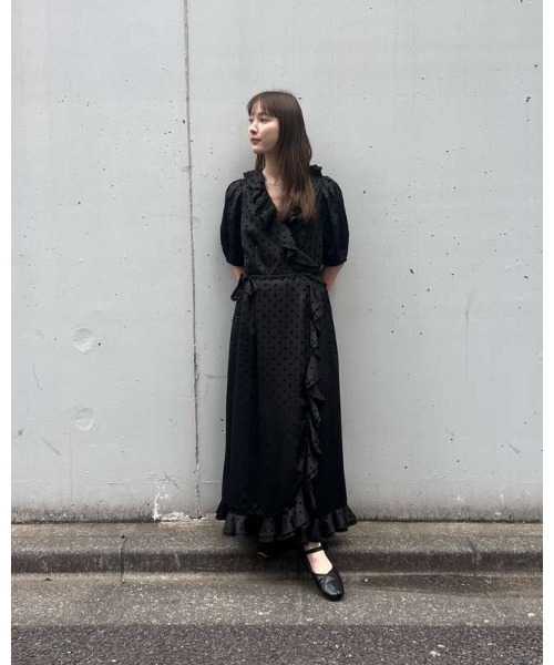COEL（コエル）の「ドットフリルワンピース（ワンピース）」 - WEAR