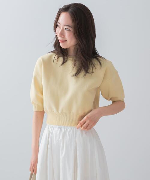 F by ROSSO（エフバイロッソ）の「F by ROSSO　ウォッシャブルミラノリブプルオーバー（ニット/セーター・レディース・イエロー系その他/ピンク系その他/ブラック・FREE）」の4枚目の写真