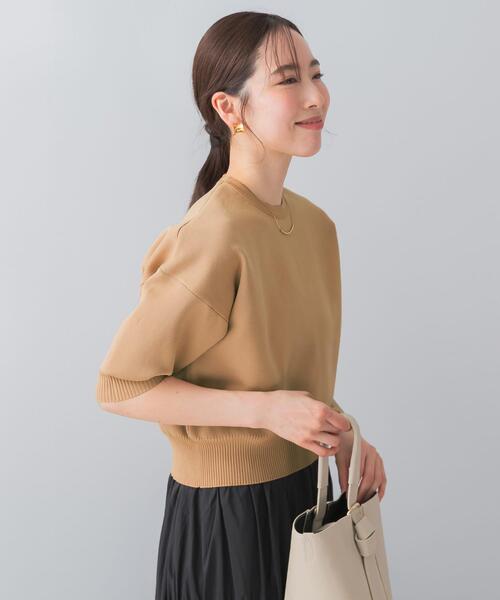 F by ROSSO（エフバイロッソ）の「F by ROSSO　ウォッシャブルミラノリブプルオーバー（ニット/セーター・レディース・イエロー系その他/ピンク系その他/ブラック・FREE）」の17枚目の写真