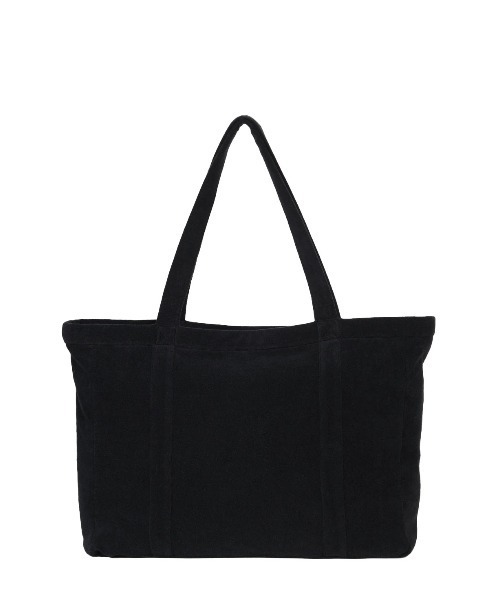 AMERI COMFY PILE BIG TOTE BAGブラックF Ameri(アメリ)の「COMFY PILE BIG TOTE BAG(トートバッグ