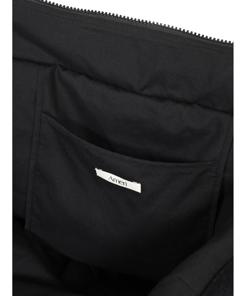 AMERI COMFY PILE BIG TOTE BAGブラックF COMFY PILE BIG TOTE BAG