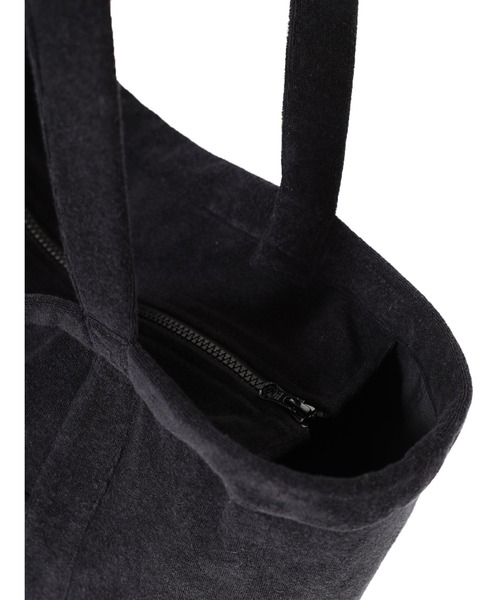 AMERI COMFY PILE BIG TOTE BAGブラックF COMFY PILE BIG TOTE BAG