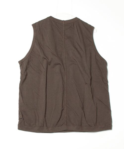 O project(オープロジェクト)の「O PROJECT オープロジェクト / SLEEVELESS TEE(Tシャツ/カットソー・メンズ・モカ/チャコールグレー・MEDIUM)」の3枚目の写真