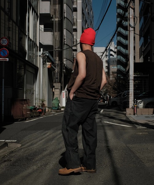 O project(オープロジェクト)の「O PROJECT オープロジェクト / SLEEVELESS TEE(Tシャツ/カットソー・メンズ・モカ/チャコールグレー・MEDIUM)」の10枚目の写真